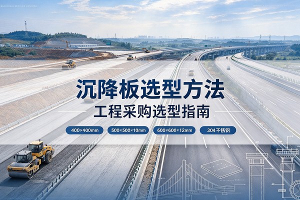 柳南沉降板选择方法