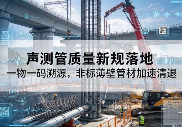 柳南声测管质量新规落地，一物一码溯源，非标薄壁管材加速清退