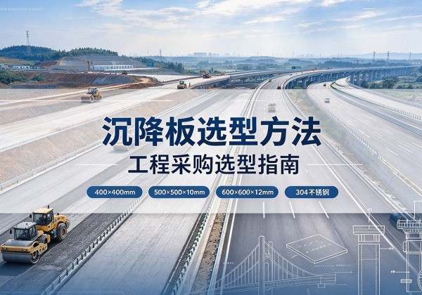 柳南沉降板选择方法